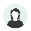 Placeholder icon with a person's head and shoulders on a light blue background